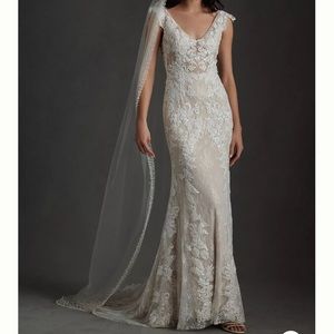 BHLDN Whispers & Echoes Milano Gown Size 16 Sample